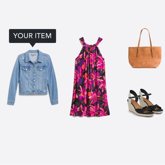 🦩🌴🦩NWT Stitch Fix TRINA BY TRINA TURK Juju Halter Knit Dress - Picture 4 of 6